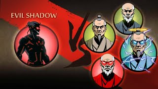 Evil Shadow Vs All Sensei Shadow Fight 2