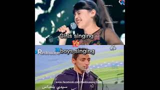 Girls Singing Vs Boys Singing Funny Wait For Epic End.