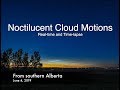 Noctilucent Cloud Motions