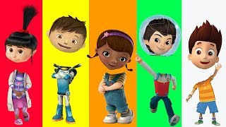 Wrong Heads Paw Patrol, Zack & Quack, Doc Mcstuffins, Agnes Desplicable Me Finger Family Song