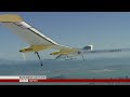 Solar-powered plane set for global flight