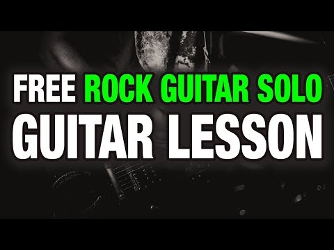 Learn Rock Guitar Solo - 500 ways - with TAB!
