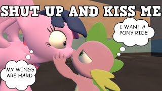 SHUT UP AND KISS ME SPIKE WTF MY LITTLE PONY RIDE COMIC DUBS SHUT UP AND KISS ME SPIKE WTF MY LITTLE PONY RIDE COMIC DUBS