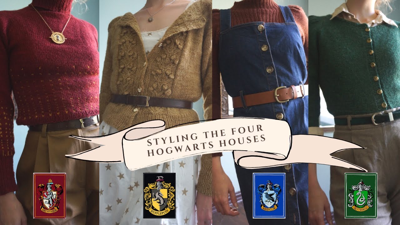 A Hogwarts lookbook: Styling the Four Houses with Knitwear!