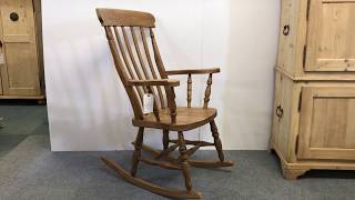 New Beech Rocking Chair - Pinefinders Old Pine Furniture Warehouse