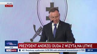 Prezydent Andrzej Duda Na Litewskiej Narodowej Konferencji Bezpieczeństwa 2021