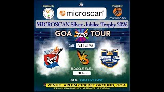 Live Match 1 Society Cricket Club Vs Vikrant Rana Cc Microscan Sliver Jubilee Trophy 2025