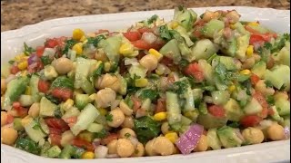 Como Hacer Ensalada ๐ฅ de Garbanzos /Fรกcil y Refrescante (viernes con Don Mike )