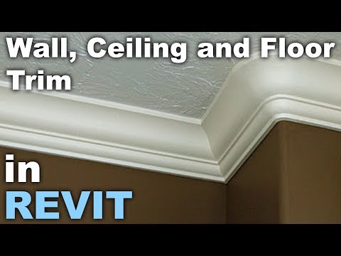 Floor, Wall, Ceiling Trim in Revit Tutorial