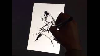 Drawing Swordsman Drawing Swordsman