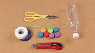 Cómo hacer unas Maracas con Botellas de Plástico. Juguetes Divertidos. Manualidades para Niños