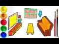 How To Draw a Living Room For Kids coloring and drawing Learn Colors For kids, Toddlers CK TV♡°