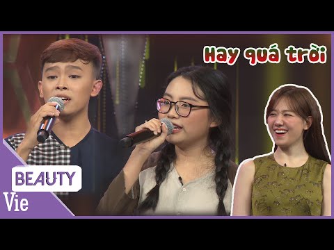 "THẦN ĐỒNG DÂN CA" Hồ Văn Cường-Phương Mỹ Chi song ca ngọt ngào khiến khán giả NỔI DA GÀ vì quá hay