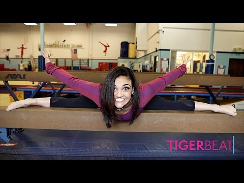 Laurie Hernandez Teaches 'Ivy & Julie' Stars Nina Lu and Hannah Nordberg Gymnastics