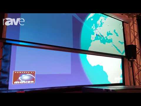 NEC Showcase: Draper Shows MS 1000 X Projection Screen with High Gain and High Contrast