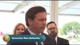 Florida Governor Ran Disentis On The Situation In Israel With Rockets Flying In From Gaza