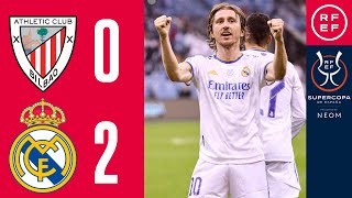 RESUMEN | Athletic Club 0-2 Real Madrid CF | Supercopa de España 2022 | Final