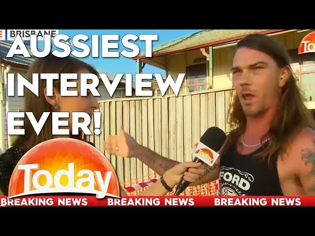 Aussiest. Interview. Ever. - Video