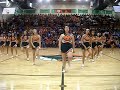 Cheer Squad Stomp During Pep Rally
