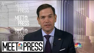 Full Rubio On Mueller Report: 'Absolutely, I Want To See All Of It' | Meet The Press | NBC News