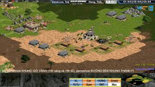AoE 22 Random Hưng Nhổn,Thầu vs VaneLove, TuTj Ngày 4-12-2017