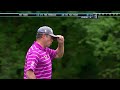 Lee Westwood converts a 38-foot birdie putt at Wells Fargo