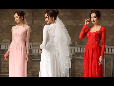 Top 10 mẫu Áo dài cưới đẹp 2021 bạn nên xem