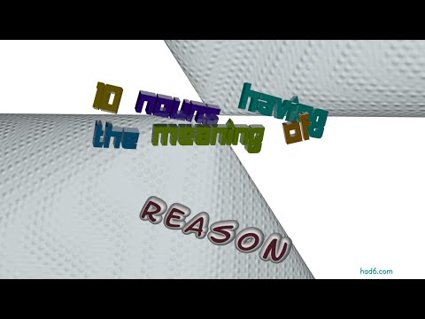 reason 12 nouns which are synonym of reason (sentence examples)