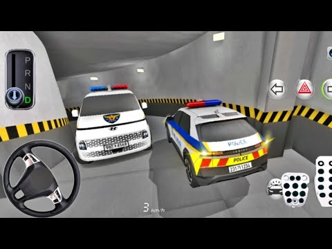 3d Driving Class #13 - Police Officer Cars Parking to The Parking Building - Android Gameplay