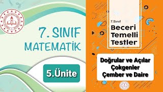 7.Sınıf Beceri Temelli Soruların Çözümleri 5.Ünite