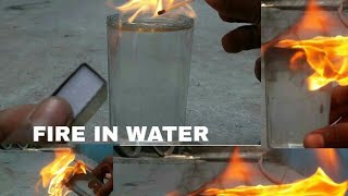 #experiment #MskcableFire in water | Experiment | technical unboxing