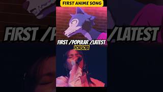 Yoasobi First Vs Most Popular Vs Latest Anime Song