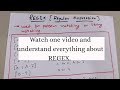 REGEX (REGULAR EXPRESSIONS) WITH EXAMPLES IN DETAIL | Regex Tutorial