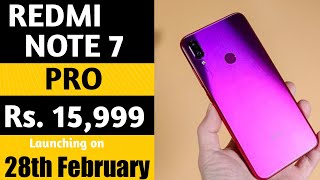 Redmi Note 7 Pro price & Launch date in India | Official First look | Redmi note 7 vs Note 7 Pro.