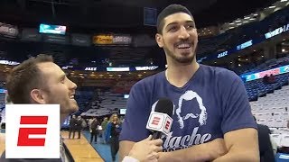Enes Kanter on going to OKC to watch Thunder: 'Those guys are still my brothers' | ESPN Enes Kanter on going to OKC to watch Thunder: 'Those guys are still my brothers' | ESPN