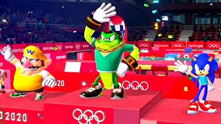 Table Tennis Singles Mario & Sonic Tokyo Olympics Game