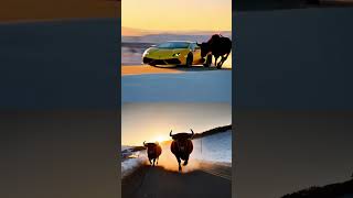 Lamborghini Svj Snow Chase