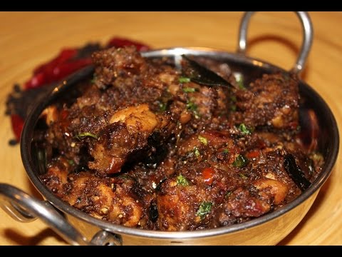 VIDEO : chettinad pepper chicken - dry - my previous video: https://www.youtube.com/watch?v=ggemulo5oma my make up channel: https://www.youtube.com/user/ ...
