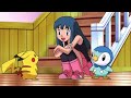 Pokémon Sinnoh League Victors: Dawn being Ash cute girlfriend for 28 seconds 🥺🌸💞💘