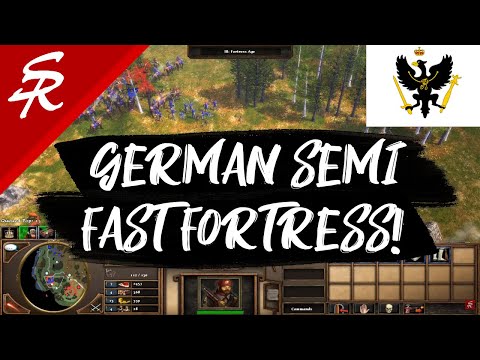 German Semi-Fast Fortress!! | Strategy School | Age of Empires III