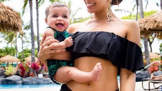 First Family Vacay! Ále's First Swim! 👶🏻💦Hawaii Vlog