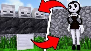 How To Spawn Alice Angel in Minecraft (Bendy And The Ink Machine Alice Angel Addon)