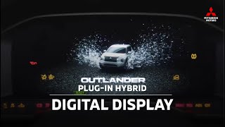 All-New 2023 Mitsubishi Outlander PHEV | Digital Driver Display