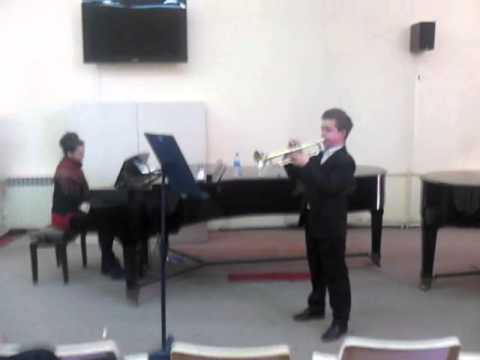 2013 Mite Nastov on competitions in Skopje,Macedonia-Trumpet,FIRST