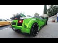 Chrome Green Lamborghini Gallardo Loud Start Up and Sound