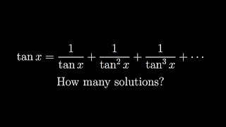 Infinite tangent series - Oxford Mathematics Admissions Test 2020