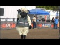 Attack of the Freaky Dancing Sheep Man at the Big Fresno Fair 2011