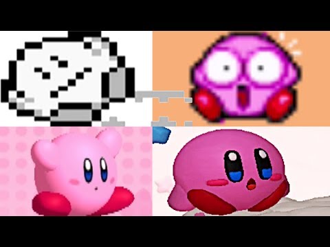 Evolution Of Kirby's Death Animations & Game Over Screens (1992-2016)