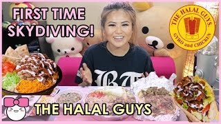 HALAL GUYS COMBO PLATTER + GYRO SANDWICH | MUKBANG
