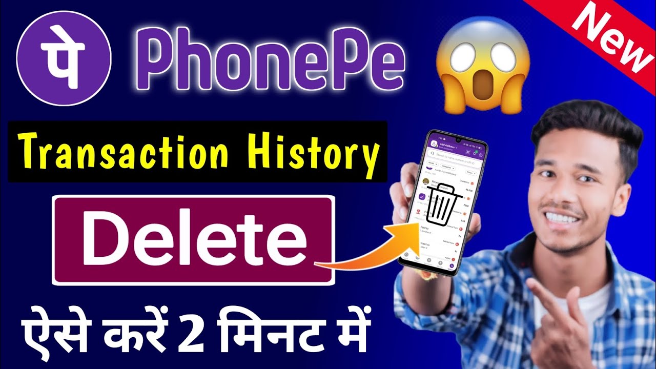 How to delete phonepe transaction history permanently, How to delete phonepe transaction history permanently,